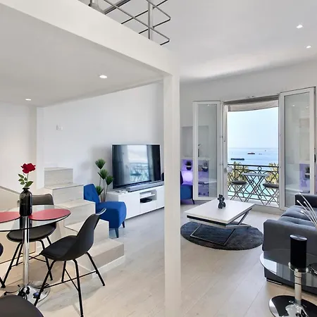 Ref 1196 - Croisette - Sea View For Rent Apartment *